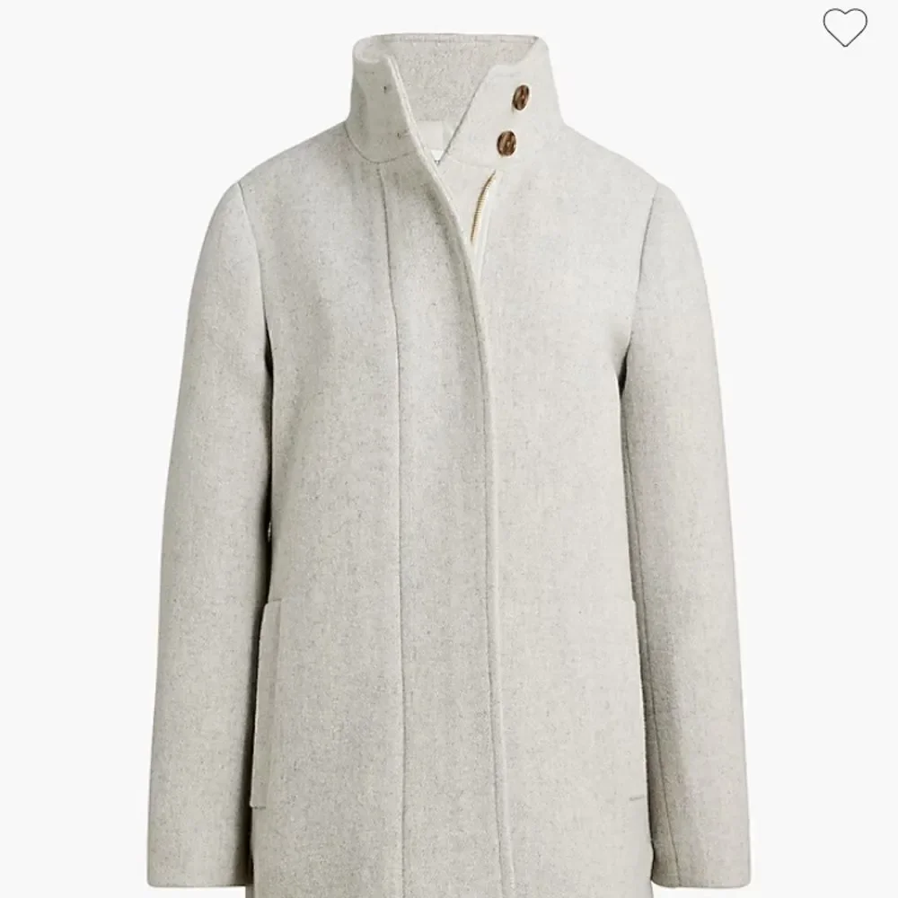 J.Crew Factory Button-neck city coat